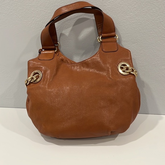 Michael Kors cognac leather purse - Picture 4 of 9